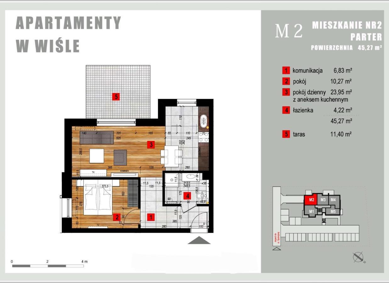 Apartament Wislanskie Skije ภายนอก รูปภาพ